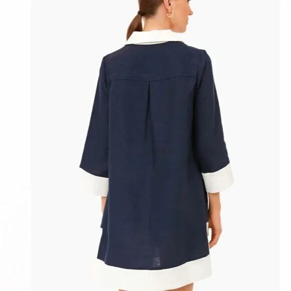 Tuckernuck Navy & White Collier Tunic Dress, Women's Medium 8-10, NWT - Picture 5 of 5
